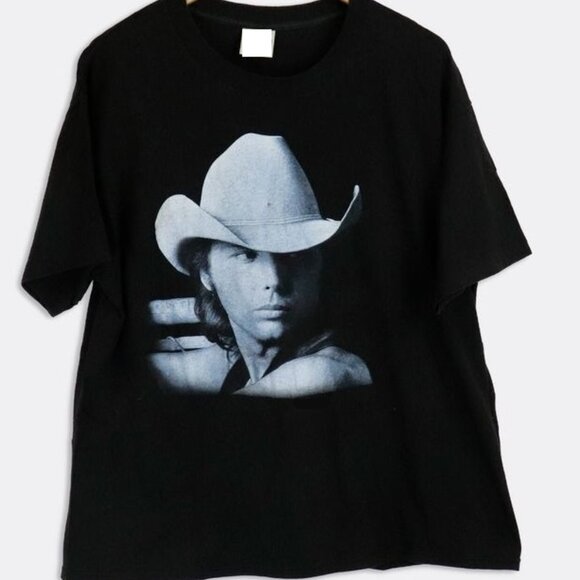 Olin D Tops - Dwight Yoakam 1990 Graphic T-Shirt Country Music Legend Concert Tee 91